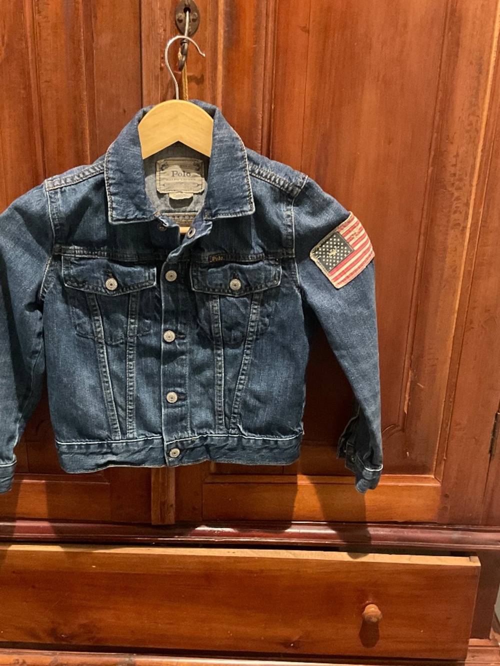 Polo Ralph Lauren Kids  Denim Jacket, Size 7